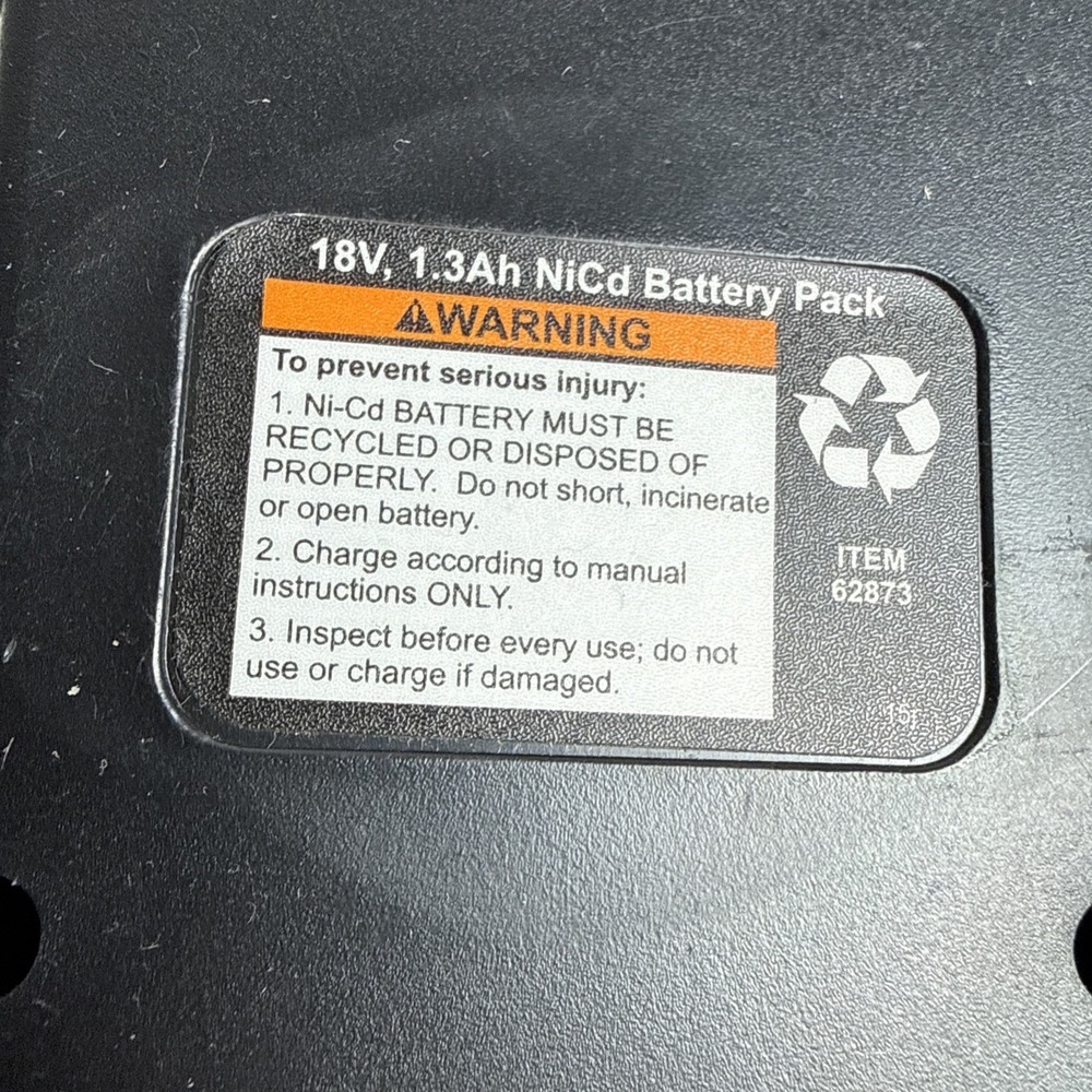 TESTED ORIGINAL DRILL MASTER BATTERY 62873 18V VOLT CORDLESS TOOL WORKING - Picture 8 of 8